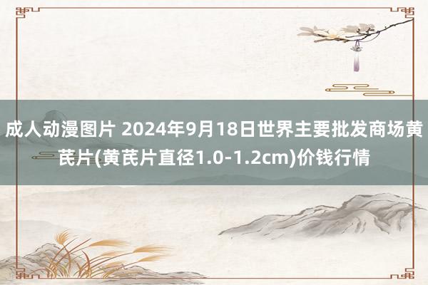 成人动漫图片 2024年9月18日世界主要批发商场黄芪片(黄芪片直径1.0-1.2cm)价钱行情