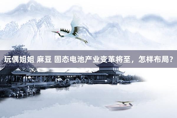 玩偶姐姐 麻豆 固态电池产业变革将至，怎样布局？